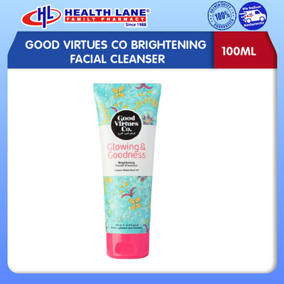 GOOD VIRTUES CO BRIGHTENING FACIAL CLEANSER (100ML)